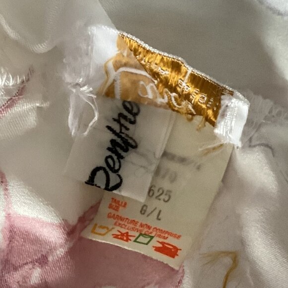 Vintage Carolyn Holt Renfrew Women's Maxi Nightgown & Robe Set Size L Floral - Picture 12 of 12